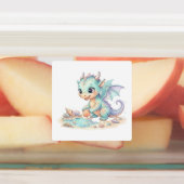 Étiquettes Dragons Mignons (Apposé)