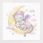 Étiquettes Dragons Mignons (Design 2)