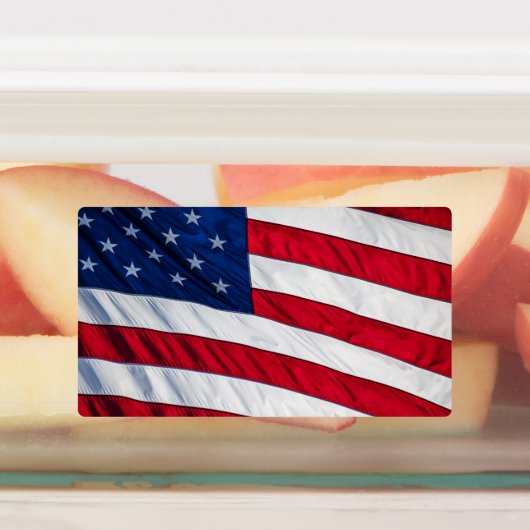 Étiquettes Drapeau américain (Apposé)
