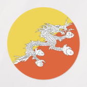Étiquettes Drapeau au butane (Design 2)