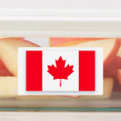 Étiquettes Drapeau canadien. CANADA.  (Apposé)