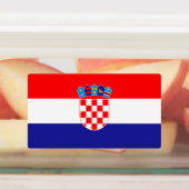 Étiquettes Drapeau croate (Apposé)