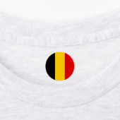 Étiquettes Drapeau de Belgique (Apposé)