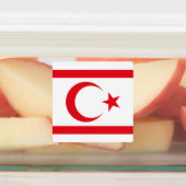 Étiquettes Drapeau de Chypre du Nord (Apposé)