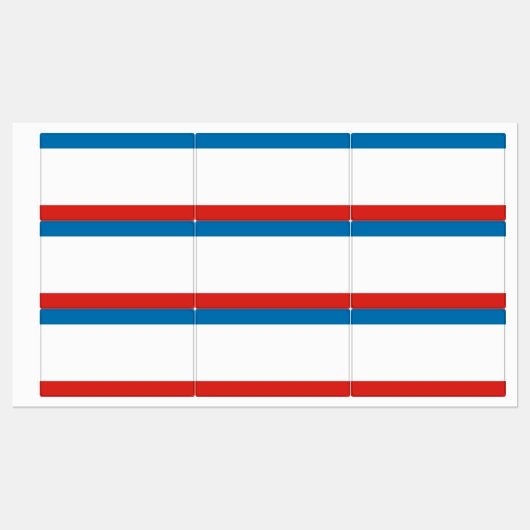 Étiquettes Drapeau de Crimée (Feuille)