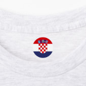Étiquettes Drapeau de Croatie (Apposé)