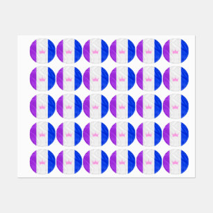 Étiquettes Drapeau de fierté de la culture drag de SlipperyJo