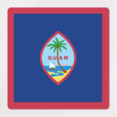 Étiquettes Drapeau de Guam (Design 1)