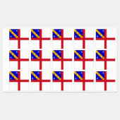 Étiquettes Drapeau de Herm (Feuille)