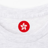 Étiquettes Drapeau de Hong Kong (Apposé)