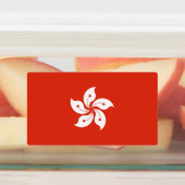 Étiquettes Drapeau de Hong Kong (Apposé)