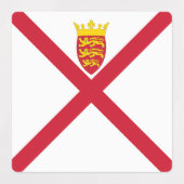 Étiquettes Drapeau de Jersey (Design 1)