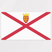 Étiquettes Drapeau de Jersey (Design 1)