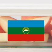Étiquettes Drapeau de Karatchaïévo-Tcherkessie (Apposé)