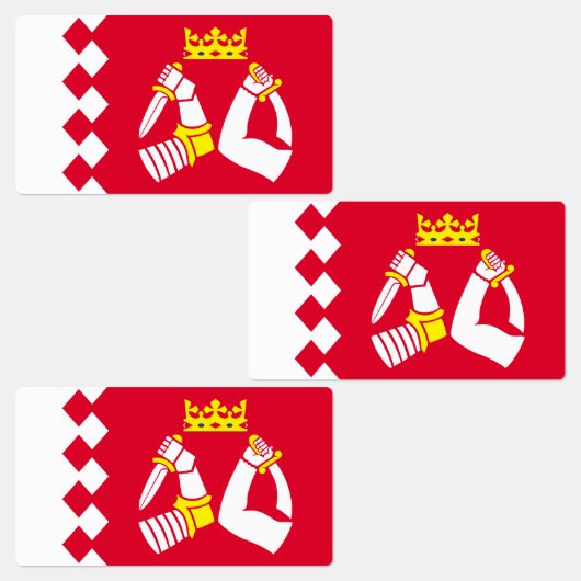 Étiquettes Drapeau de Karelia Nord (Groupe)