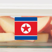 Étiquettes Drapeau de la Corée du Nord (Apposé)