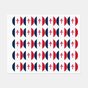 Étiquettes Drapeau de la France libre