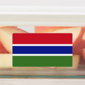 Étiquettes Drapeau de la Gambie (Apposé)