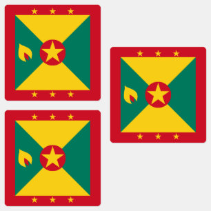 Étiquettes Drapeau de la Grenade