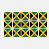 Étiquettes Drapeau de la Jamaïque (Feuille)