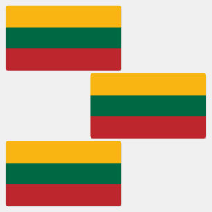 Étiquettes Drapeau de la Lituanie