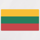 Étiquettes Drapeau de la Lituanie (Design 1)