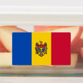 Étiquettes Drapeau de la Moldavie (Apposé)