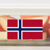 Étiquettes Drapeau de la Norvège (Apposé)