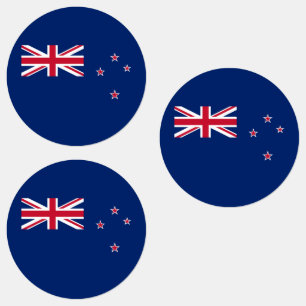 Étiquettes Drapeau de la Nouvelle-Zélande