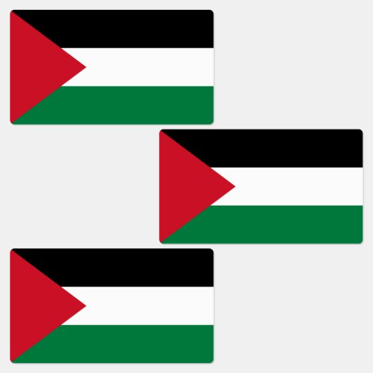 Étiquettes Drapeau de la Palestine (Groupe)