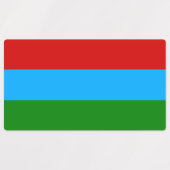 Étiquettes Drapeau de la République de Karelia (Design 1)