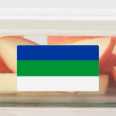 Étiquettes Drapeau de la République Komi (Apposé)