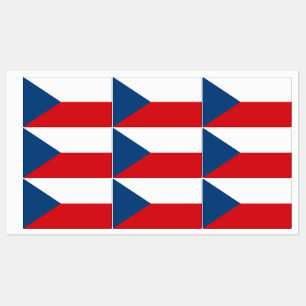 Étiquettes Drapeau de la République tchèque