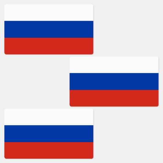 Étiquettes Drapeau de la Russie (Groupe)