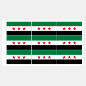 Étiquettes Drapeau de la Syrie (Feuille)