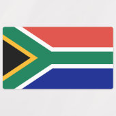 Étiquettes Drapeau de l'Afrique du Sud (Design 1)