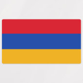 Étiquettes Drapeau de l'Arménie (Design 1)