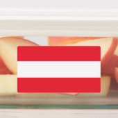 Étiquettes Drapeau de l'Autriche (Apposé)