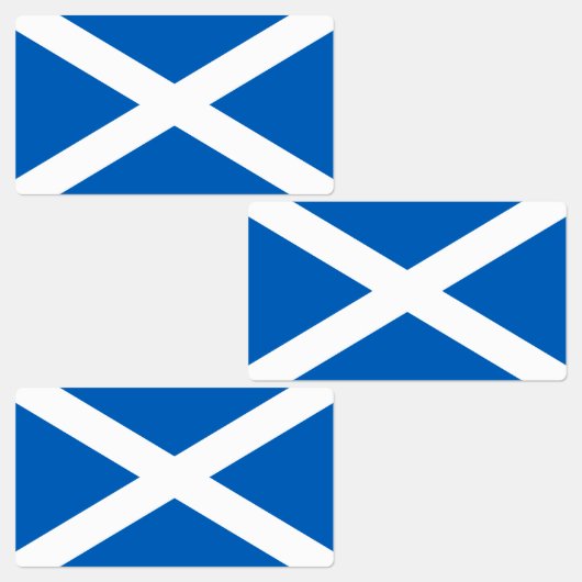 Étiquettes Drapeau de l'Écosse (Groupe)