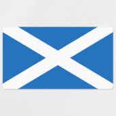 Étiquettes Drapeau de l'Écosse (Design 1)
