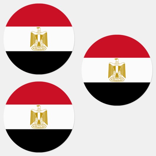 Étiquettes Drapeau de l'Égypte (Groupe)