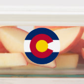 Étiquettes Drapeau de l'État du Colorado (Apposé)