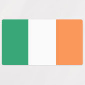 Étiquettes Drapeau de l'Irlande (Design 1)