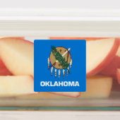 Étiquettes Drapeau de l'Oklahoma (Apposé)