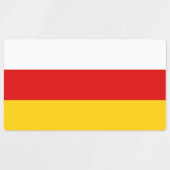 Étiquettes Drapeau de l'Ossétie du Sud (Design 1)