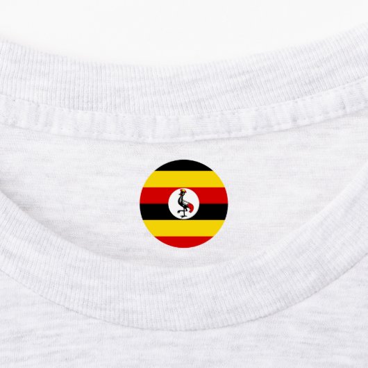 Étiquettes Drapeau de l'Ouganda (Apposé)