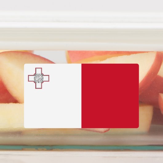 Étiquettes Drapeau de Malte (Apposé)