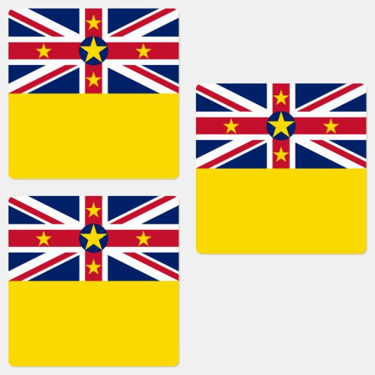 Étiquettes Drapeau de Niue (Groupe)