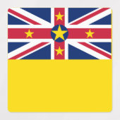 Étiquettes Drapeau de Niue (Design 1)
