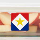 Étiquettes Drapeau de Saba (Apposé)